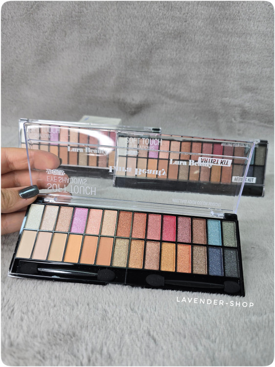 پالت سایه چشم لورا به همراه دو براش کاربردی