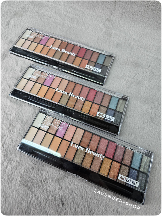 پالت سایه چشم 28 رنگ لورا با رنگهای مات و شاین