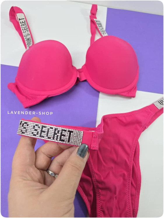 ست شورت و سوتین بند نگینی برند اما