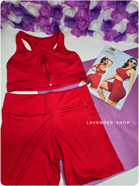 نیمتنه ورزشی زیپدار بدون کاپ نمای جلو