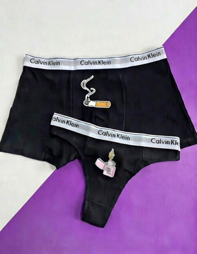 ست شورت کاپلی نخی مشکی با طرح فانتزی سیگار و فندک