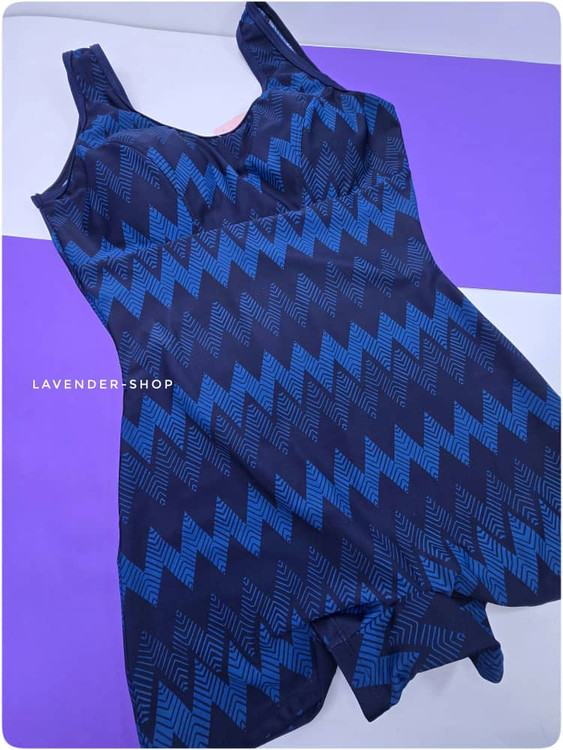 مایو زنانه پادار شهره مناسب استخر و تمرین شنا با طراحی راحت و پارچه دو لایه ضد کلر