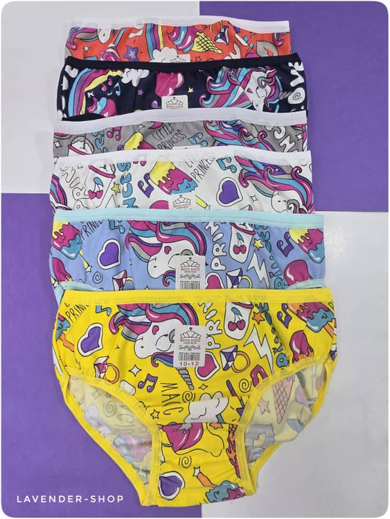 شورت اسلیپ دخترانه ۹-۱۱ سال رنگبندی شاد کودکانه