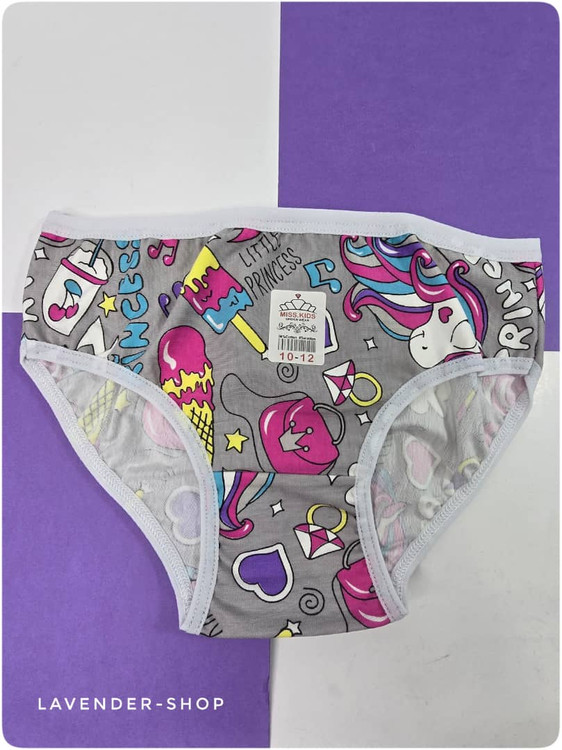 شورت اسلیپ دخترانه ۹-۱۱ سال خاکستری خوش رنگ