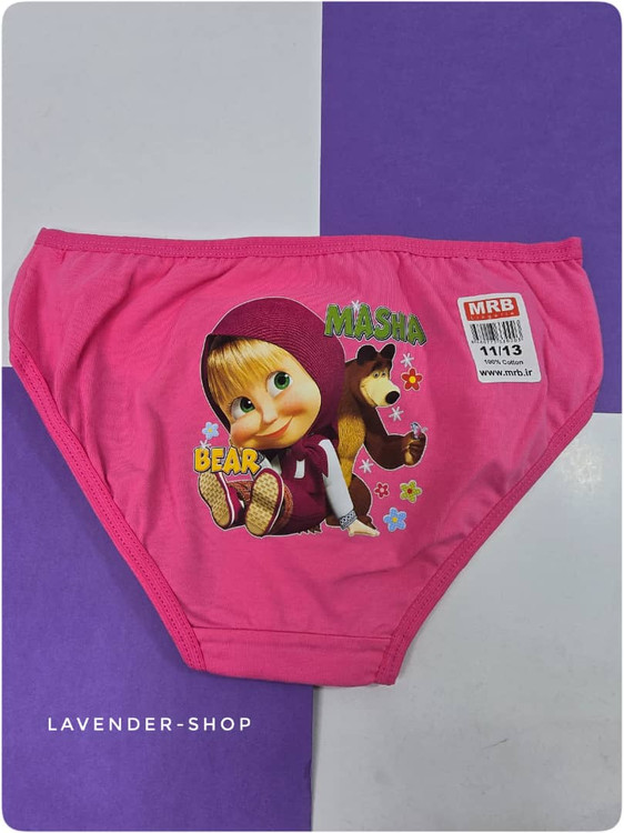 شورت اسلیپ دخترانه 11-13 سال سرخابی