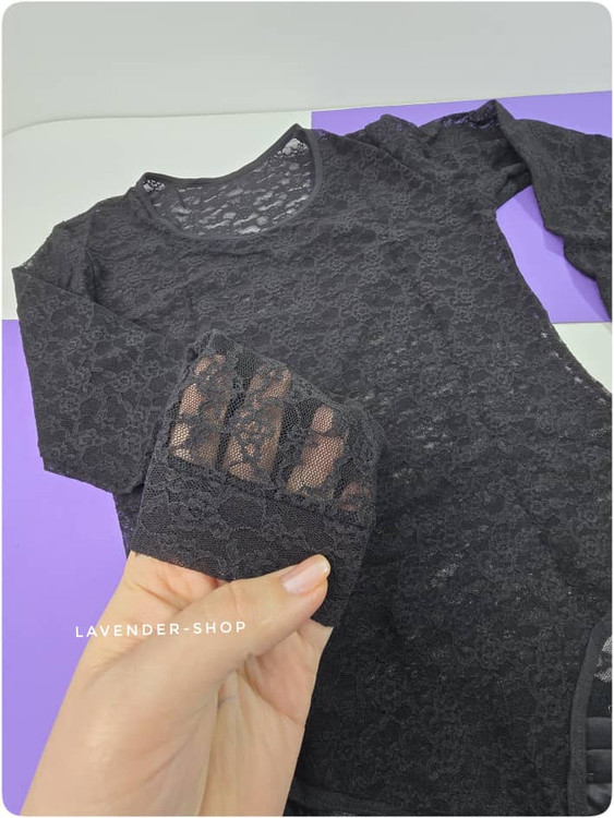 دوخت تمیز بادی زنانه مشکی مه جامه