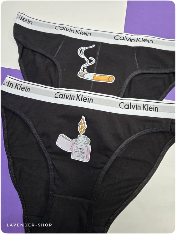 ست لباس زیر کاپلی با تم تیره(سیگار صورتی)