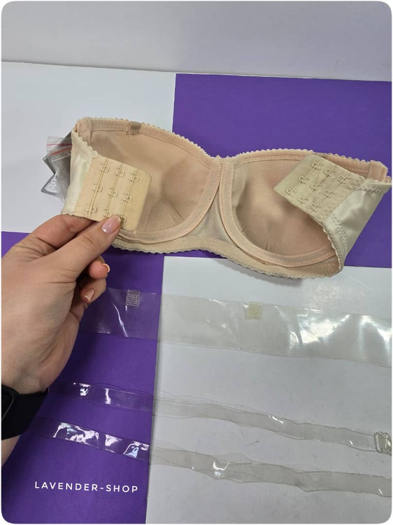 بند پشت شفاف سوتین دکلته زنانه