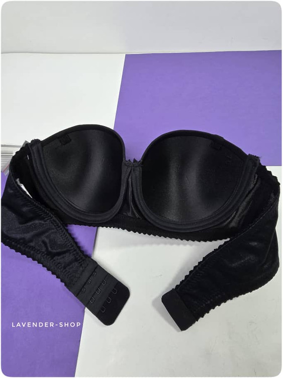 سوتین آوینا قابل استفاده بدون بند مشکی فنردار