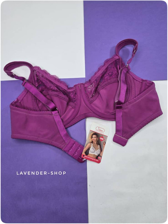 سوتین بنفش کوچک کننده حجم سینه با دوخت گنی قوی