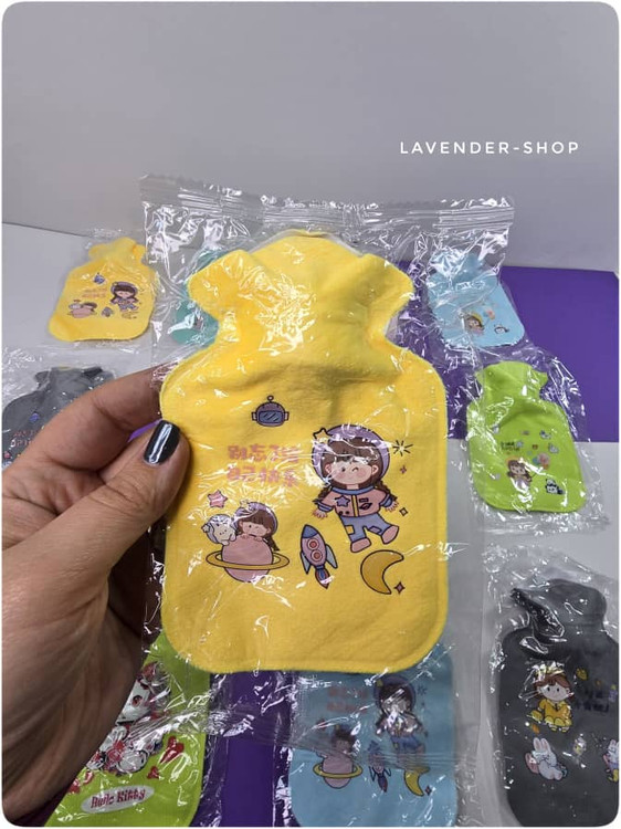 کیسه آب گرم مینی ضد نشتی برای درد پریود زرد