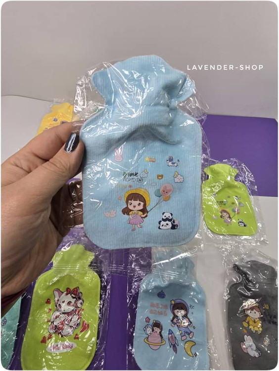 کیسه آب گرم کوچک مخصوص جیب شورت پریودی رنگ آبی