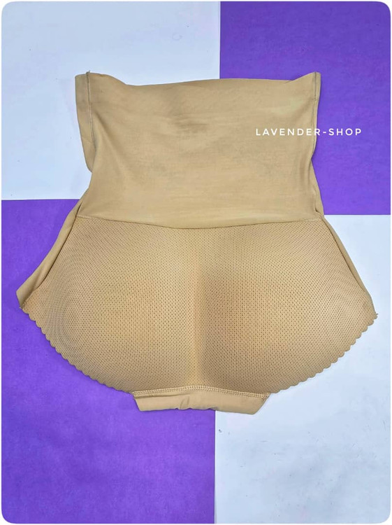 شورت لیفت باسن زنانه کرم بدون خط دوخت