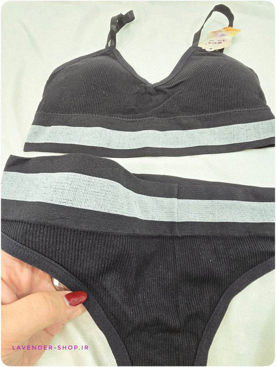 نیم تنه و شورت کبریتی اسپرت بند سر شانه ریگلاژی