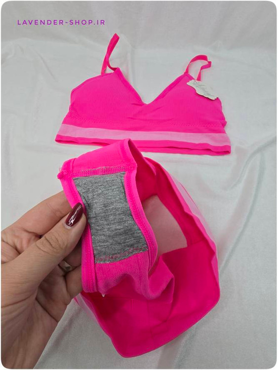 شورت فاق نخ ست نیمتنه و شورت بک لس