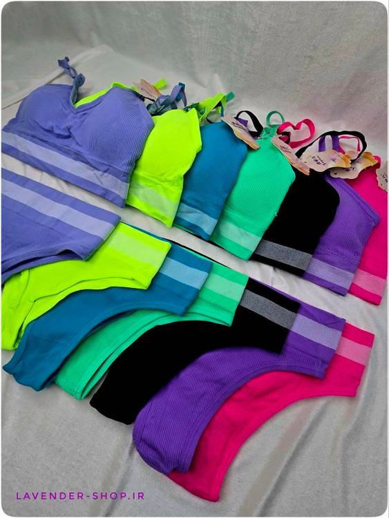 نیمتنه و شورت اسپرت رنگ های شاد