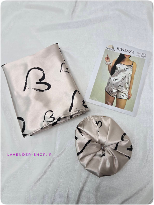 ست تاپ و شلوارک و اسکرانچی XXL